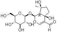structure of CAS# 76994-07-5, Euphroside;(1S,4aR,7S,7aR)-1-(beta-D-Glucopyranosyloxy)-1,4a,5,6,7,7a-hexahydro-4a,7-dihydroxy-7-methylcyclopenta[c]pyran-4-carboxaldehyde