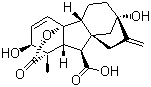 Gibberellic acid molecular structure (CAS 77-06-5)