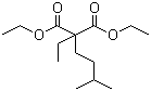 Diethyl ethyl(isoamyl)malonate molecular structure (CAS 77-24-7)