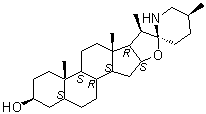 structure of CAS# 77-59-8, Tomatidin;5alpha-Tomatidan-3beta-ol; Tomatidine ; NSC 226903
