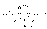 structure of CAS# 77-89-4, Triethyl acetyl citrate ;2-(Acetyloxy)-1,2,3-propanetricarboxylic acid triethyl ester; Triethyl o-acetylcitrate