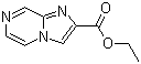 结构式 CAS# 77112-52-8, 咪唑并[1,2-a]吡嗪-2-甲酸乙酯