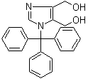 结构式 CAS# 77134-74-8, 1-(三苯基甲基)-1H-咪唑-4,5-二甲醇