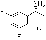 结构式 CAS# 771465-40-8, (R)-1-(3,5-二氟苯基)乙胺盐酸盐