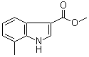 结构式 CAS# 773134-49-9, 7-甲基-1H-吲哚-3-羧酸甲酯