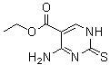 4-Amino-1,2-dihydro-2-thioxo-5-pyrimidinecarboxylic acid ethyl ester molecular structure (CAS 774-07-2)
