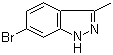 6-Bromo-3-methyl-1H-indazole molecular structure (CAS 7746-27-2)