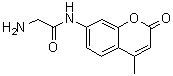 结构式 CAS# 77471-42-2, 2-氨基-N-(4-甲基-2-氧代-2H-1-苯并吡喃-7-基)乙酰胺