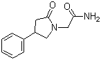 结构式 CAS# 77472-70-9, 4-苯基-2-吡咯烷酮-1-乙酰胺