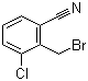 3-Chloro-2-(bromomethyl)benzonitrile molecular structure (CAS 77533-18-7)