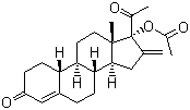 结构式 CAS# 7759-35-5, 醋酸烯诺孕酮