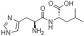 结构式 CAS# 7763-65-7, L-组氨酰-L-亮氨酸