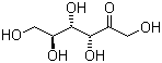 L-Fructose molecular structure (CAS 7776-48-9)