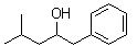 structure of CAS# 7779-78-4, Isobutyl benzyl carbinol;4-Methyl-1-phenylpentan-2-ol; alpha-Isobutylphenethyl alcohol