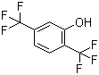 structure of CAS# 779-88-4, 2,5-Bis(trifluoromethyl)phenol