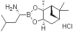 (R)-1-Amino-3-methylbutylboronic acid pinanediol ester hydrochloride molecular structure (CAS 779357-85-6)