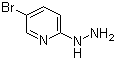 结构式 CAS# 77992-44-0, 5-溴-2-肼基吡啶
