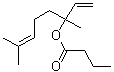 结构式 CAS# 78-36-4, 丁酸芳樟酯