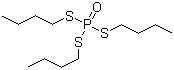 结构式 CAS# 78-48-8, 1,2,4-三丁基三硫磷酸酯; S,S,S-三丁基三硫代磷酸酯; 三丁磷; 脱叶磷