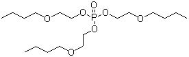 Tris(2-butoxyethyl) phosphate molecular structure (CAS 78-51-3)