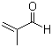 Methacrolein molecular structure (CAS 78-85-3)