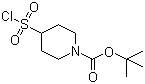 结构式 CAS# 782501-25-1, 4-氯磺酰基哌啶羧酸叔丁酯