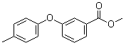 结构式 CAS# 78303-09-0, 3-(4-甲基苯氧基)苯甲酸甲酯