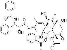 structure of CAS# 78432-77-6, Deacetyltaxol;10-Desacetyltaxol; 7-Epi-10-deacetyl paclitaxel; b-(Benzoylamino)-a-hydroxy-benzenepropanoic acid [2aR-[2aa,4b,4ab,6b,9a(aR*,bS*),11a,12a,12aa,12ba]]-12b-(acetyloxy)-12-(benzoyloxy)-2a,3,4,4a,5,6,9,10,11,12,12a,12b-dodecahydro-4,6,11-trihydroxy-4a,8,13,13-tetramethyl-5-oxo-7,11-methano-1H-cyclodeca[3,4]benz[1,2-b]oxet-9-yl ester