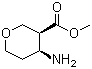 structure of CAS# 785776-21-8, (3S,4S)-4-Aminotetrahydro-2H-pyran-3-carboxylic acid methyl ester