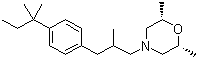 structure of CAS# 78613-35-1, Amorolfine;(+/-)-cis-2,6-Dimethyl-4-[2-methyl-3-(p-tert-pentylphenyl)propyl]morpholine