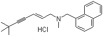 structure of CAS# 78628-80-5, Terbinafine hydrochloride ;(E)-N-(6,6-Dimethyl-2-hepten-4-ynyl)-N-methyl-1-naphthalenemethanamine monohydrochloride