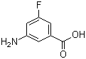 结构式 CAS# 786616-54-4, 3-氨基-5-氟苯甲酸