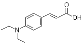 结构式 CAS# 78776-25-7, 4-(二乙基氨基)肉桂酸