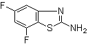 structure of CAS# 788124-34-5, 5,7-Difluoro-2-benzothiazolamine;5,7-Difluoro-1,3-benzothiazole-2-amine