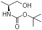 结构式 CAS# 79069-13-9, N-Boc-L-丙氨醇; N-叔丁氧羰基-L-丙氨醇