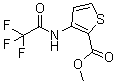 structure of CAS# 79128-68-0, 3-(2,2,2-Trifluoroacetylamino)thiophene-2-carboxylic acid methyl ester