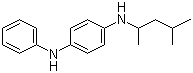 structure of CAS# 793-24-8, N-(1,3-Dimethylbutyl)-N'-phenyl-p-phenylenediamine