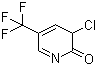 结构式 CAS# 79623-37-3, 3-氯-5-(三氟甲基)-2(3H)-吡啶酮