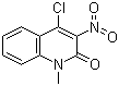 结构式 CAS# 79966-13-5, 4-氯-1-甲基-3-硝基喹啉-2(1H)-酮