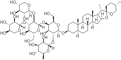 结构式 CAS# 79974-46-2, 刺蒺藜素