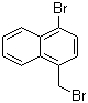 结构式 CAS# 79996-99-9, 1-溴-4-溴甲基萘