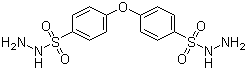 structure of CAS# 80-51-3, 4,4'-Oxybis(benzenesulfonyl hydrazide);Diphenyloxide-4,4'-disulfonohydrazide