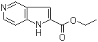结构式 CAS# 800401-64-3, 1H-吡咯并[3,2-c]吡啶-2-羧酸乙酯