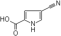 structure of CAS# 80242-24-6, 4-Cyanopyrrole-2-carboxylic acid;4-Cyano-1H-pyrrole-2-carboxylic acid