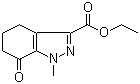 structure of CAS# 802541-13-5, 4,5,6,7-Tetrahydro-1-methyl-7-oxo-1H-indazole-3-carboxylicacid ethyl ester