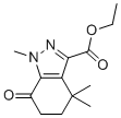 structure of CAS# 802541-48-6, Ethyl 1,4,4-trimethyl-7-oxo-4,5,6,7-tetrahydro-1H-indazole-3-carboxylate