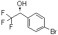 (R)-1-(4-溴苯基)-2,2,2-三氟乙醇分子结构 (CAS 80418-12-8)