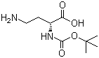 structure of CAS# 80445-78-9, Boc-D-2,4-diaminobutyric acid