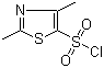 结构式 CAS# 80466-80-4, 2,4-二甲基-1,3-噻唑-5-磺酰氯
