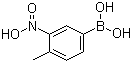 结构式 CAS# 80500-27-2, 4-甲基-3-硝基苯硼酸